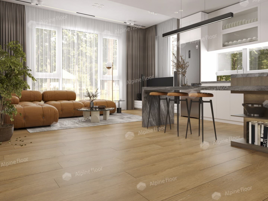 Каменный ламинат SPC Alpine Floor Classic Клен Классический, ECO 173-6 MC