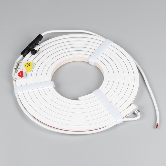 Светодиодная лента герметичная MOONLIGHT-TOP-X320-13x12mm 24V White6500 (5 W/m, IP67, sauna, 5m, wire x1), Arlight, 051133, изображение 3
