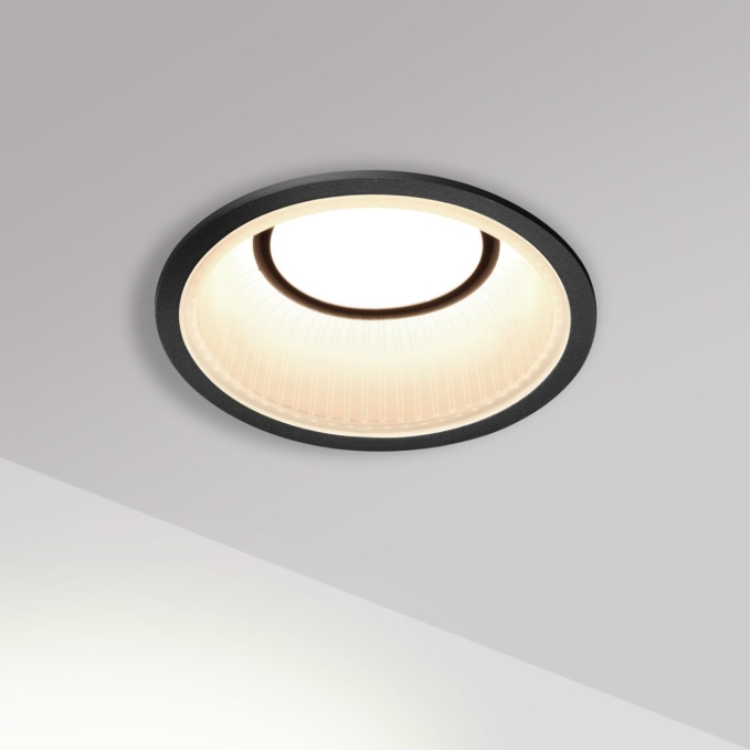 Светильник встраиваемый с переключателем цв. температуры IP20 LED 12W 100-265V 3000К/4000К/6000К CLARTE WIR NT26 000 NOVOTECH 359876, фото на цветном фоне 2