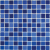 Мозаика Bonaparte Mosaics Blue Wave-1 30x30 (25*25*4)