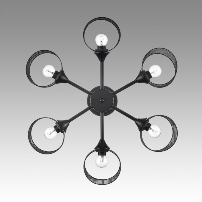Люстра потолочная Е27 6*60W 220V TIDINA COUNTY LN26 310 LUMION 8238/6C, фото на цветном фоне 1 Люстра потолочная Е27 6*60W 220V TIDINA COUNTY LN26 310 LUMION 8238/6C, фото на цветном фоне 1