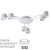 Люстра потолочная LED GX53 6*12W 220V GARETA COMFI LN26 242 LUMION 8235/6C