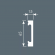 Плинтус Cosca Decor PX050, 65х15x2000 мм, Экополимер Плинтус Cosca Decor PX050, 65х15x2000 мм, Экополимер