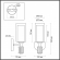 Бра E14 1*40W SAGA CLASSIC ODL25 635 ODEON LIGHT 5088/1WA, схема товара