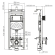 Система инсталляции для унитазов WasserKRAFT Alme 15TLT.010.ME.WH04