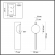 Настенный светильник IP20 LED 3W 2700K 3000K 220V REFLECTION HIGHTECH ODL25 251 ODEON LIGHT 7096/3WL, схема товара