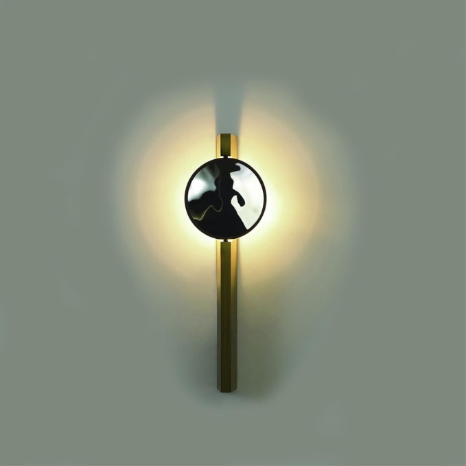 Настенный светильник IP20 LED 3W 2700K 3000K 220V REFLECTION HIGHTECH ODL25 251 ODEON LIGHT 7096/3WL, фото на белом фоне