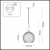 Подвес E27 60W RUNGA PENDANT ODL21 413 ODEON LIGHT 4765/1, схема товара Подвес E27 60W RUNGA PENDANT ODL21 413 ODEON LIGHT 4765/1, схема товара