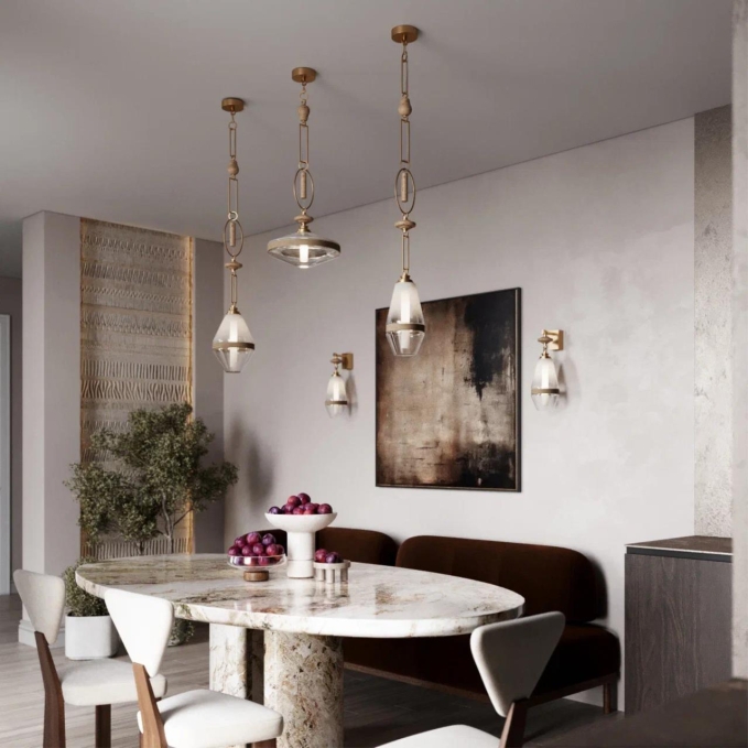 Подвес G9 LED 6W KREMA PENDANT ODL_EX26 035 ODEON LIGHT 5441/1A, фото в интерьере 1 Подвес G9 LED 6W KREMA PENDANT ODL_EX26 035 ODEON LIGHT 5441/1A, фото в интерьере 1