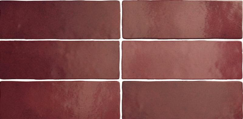 Настенная плитка Equipe Magma Burgundy 6.5x20, 24967 Настенная плитка Equipe Magma Burgundy 6.5x20, 24967