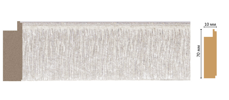 Молдинг Decomaster 108-19, 70x10x2400 мм Молдинг Decomaster 108-19, 70x10x2400 мм