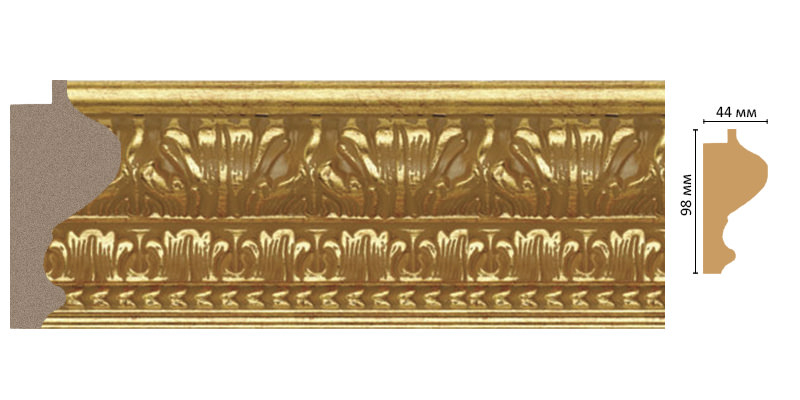 Багет Decomaster 916-461, 98x44x2900 мм Багет Decomaster 916-461, 98x44x2900 мм
