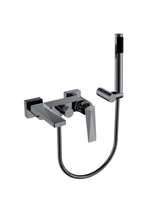 Смеситель для ванны с душем Boheme Venturo 373-SGM глянцевый графит Смеситель для ванны с душем Boheme Venturo 373-SGM глянцевый графит