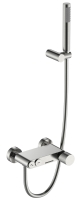 Смеситель для ванны с душем Boheme Stick 123-NB.2 никель