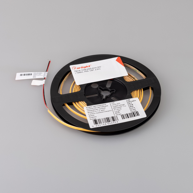 Светодиодная лента COB-X420-4mm 24V Warm3000 (10 W/m, IP20, CSP, 5m), Arlight, 040901, изображение 6 Светодиодная лента COB-X420-4mm 24V Warm3000 (10 W/m, IP20, CSP, 5m), Arlight, 040901, изображение 6