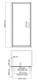 Душевая дверь WasserKRAFT Salm 27I12 Душевая дверь WasserKRAFT Salm 27I12