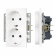 Механизм электрической розетки SCT-MEUD-PL-WH (250V, 16A), Arlight, 043764, изображение 1
