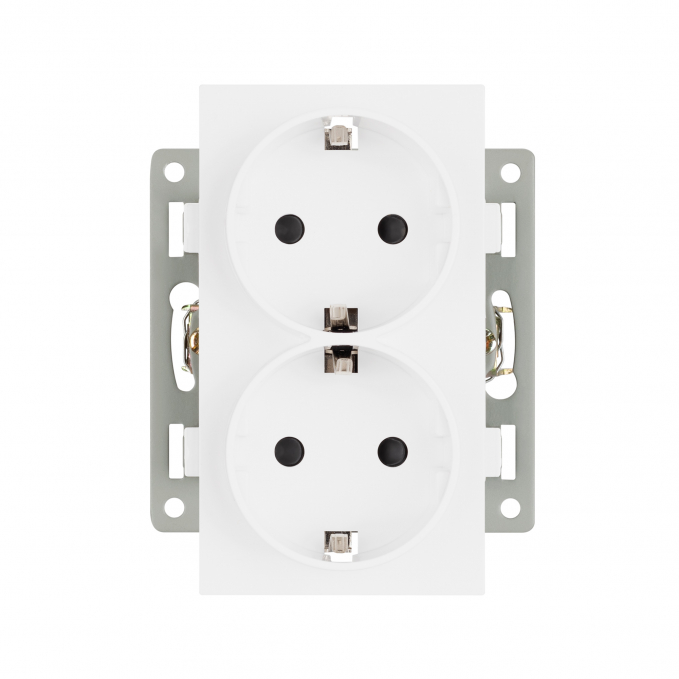 Механизм электрической розетки SCT-MEUD-PL-WH (250V, 16A), Arlight, 043764, изображение 2