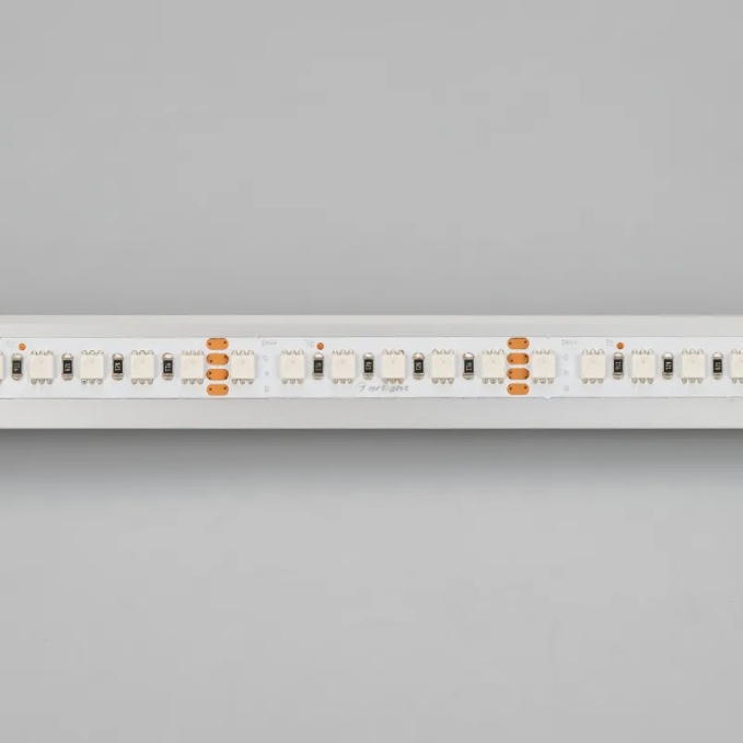 Светодиодная лента RT 2-5000 24V RGB 10mm (4040, 120 LED/m, LUX), Arlight, 026834, изображение 2 Светодиодная лента RT 2-5000 24V RGB 10mm (4040, 120 LED/m, LUX), Arlight, 026834, изображение 2