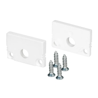 Заглушка SL-SLIM20-H13 WHITE с отверстием, Arlight, 037536
