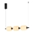 Светильник SP-CARAMELA-HANG-L720-12W Warm2700 (BK, 360 deg, 230V), Arlight, 056885