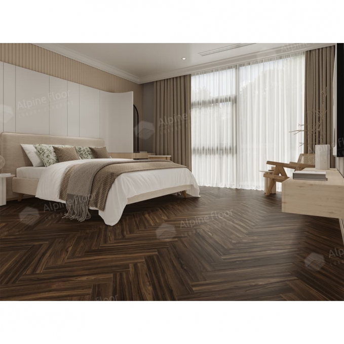 Ламинат Alpine Floor Herringbone 10 Орех Сицилия, LF107-13 Ламинат Alpine Floor Herringbone 10 Орех Сицилия, LF107-13