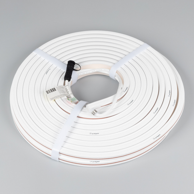 Светодиодная лента герметичная MOONLIGHT-TOP-X320-13x12mm 24V White6000 (5 W/m, IP67, sauna, 15m, wire x2), Arlight, 051135, изображение 4