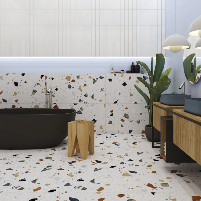 Керамогранит Arcana Ceramica Stracciatella Miscela Grafito 60x60 Керамогранит Arcana Ceramica Stracciatella Miscela Grafito 60x60