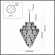 Люстра E14 86*25W LACE HALL (В 4-х КОРОБКАХ) ODL24 609 ODEON LIGHT 5052/86, схема товара Люстра E14 86*25W LACE HALL (В 4-х КОРОБКАХ) ODL24 609 ODEON LIGHT 5052/86, схема товара