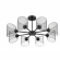 Люстра потолочная Е27 8*60W 220V TIDINA COUNTY LN26 310 LUMION 8238/8C, изображение 1