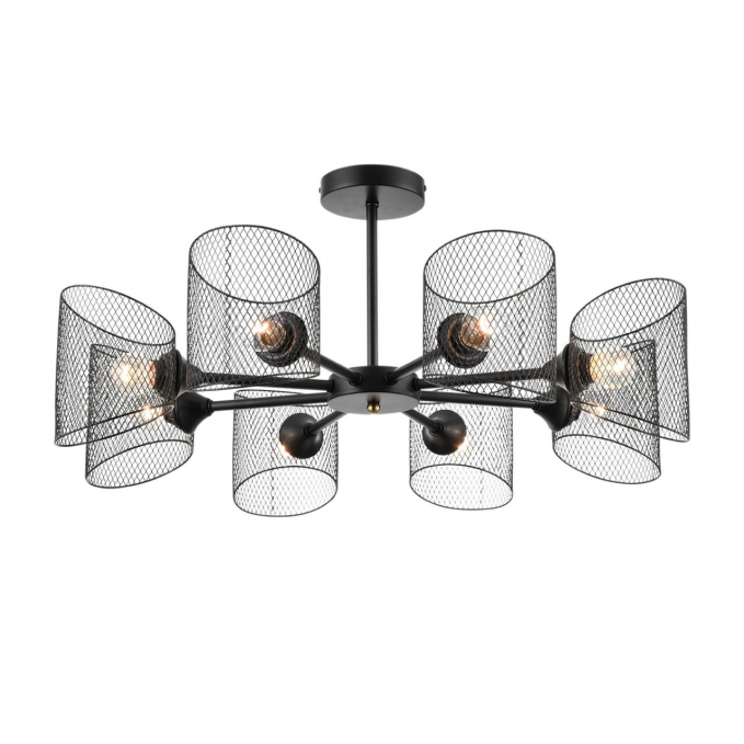 Люстра потолочная Е27 8*60W 220V TIDINA COUNTY LN26 310 LUMION 8238/8C, дополнительный ракурс