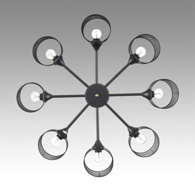 Люстра потолочная Е27 8*60W 220V TIDINA COUNTY LN26 310 LUMION 8238/8C, фото на цветном фоне 1
