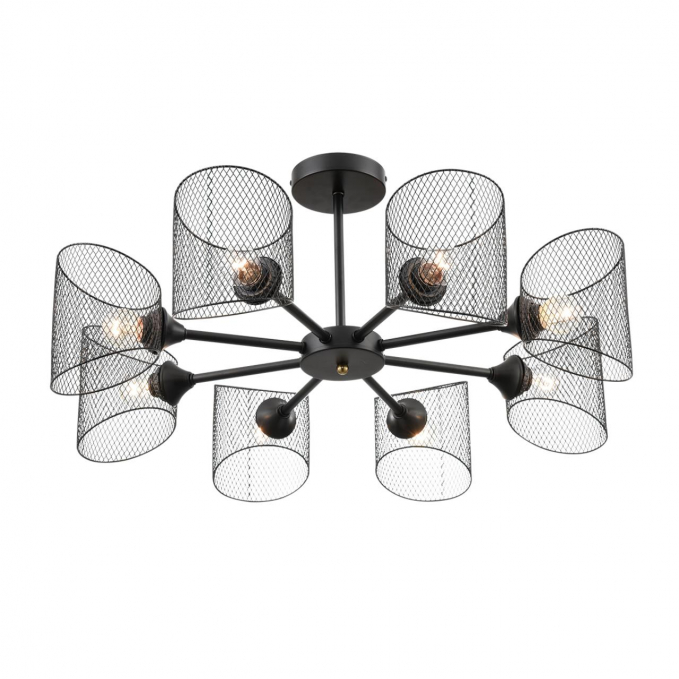 Люстра потолочная Е27 8*60W 220V TIDINA COUNTY LN26 310 LUMION 8238/8C, фото на цветном фоне 2