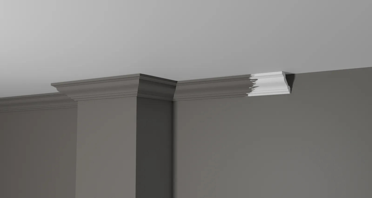 Карниз Decor-Dizayn DD21, 44x40x2000 мм Карниз Decor-Dizayn DD21, 44x40x2000 мм