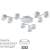 Люстра потолочная LED GX53 9*12W 220V GARETA COMFI LN26 242 LUMION 8235/9C