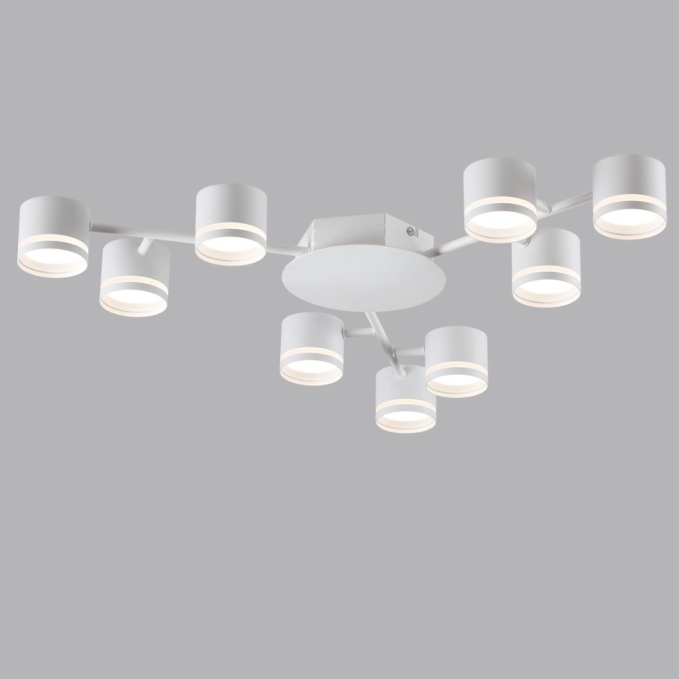 Люстра потолочная LED GX53 9*12W 220V GARETA COMFI LN26 242 LUMION 8235/9C, фото на цветном фоне 2 Люстра потолочная LED GX53 9*12W 220V GARETA COMFI LN26 242 LUMION 8235/9C, фото на цветном фоне 2
