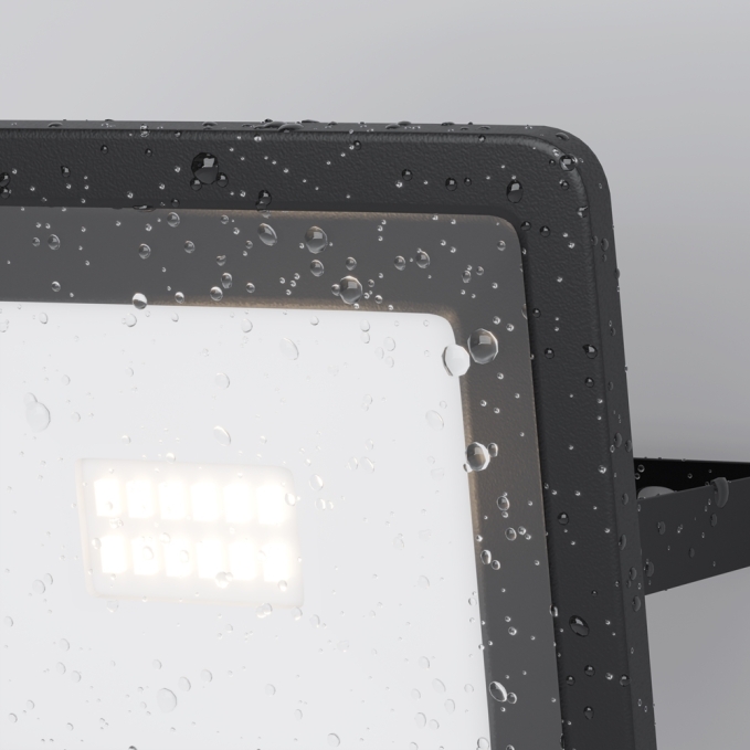 Прожектор Поток / Flood 6500К 10Вт IP 65, FL001-L10B6KSR, изображение 4 Прожектор Поток / Flood 6500К 10Вт IP 65, FL001-L10B6KSR, изображение 4