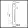 Торшер E14 1*40W FIOLENT MODERN ODL_EX25 089 ODEON LIGHT 5432/1F, схема товара Торшер E14 1*40W FIOLENT MODERN ODL_EX25 089 ODEON LIGHT 5432/1F, схема товара