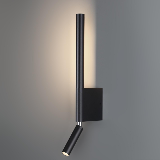 Светильник настенный с выключателем IP20 LED 5W+3W 220-240V 3000K 320Лм FERMO OVER NT24 356 NOVOTECH 359436, фото на белом фоне