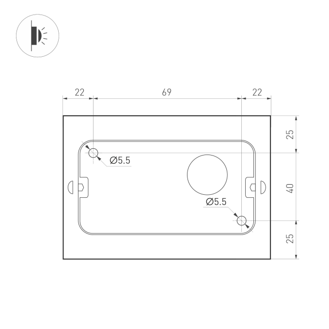Светильник SP-WALL-FLAT-S110x90-2x3W Day4000 (GR, 120 deg, 230V), Arlight, 032411, изображение 3 Светильник SP-WALL-FLAT-S110x90-2x3W Day4000 (GR, 120 deg, 230V), Arlight, 032411, изображение 3
