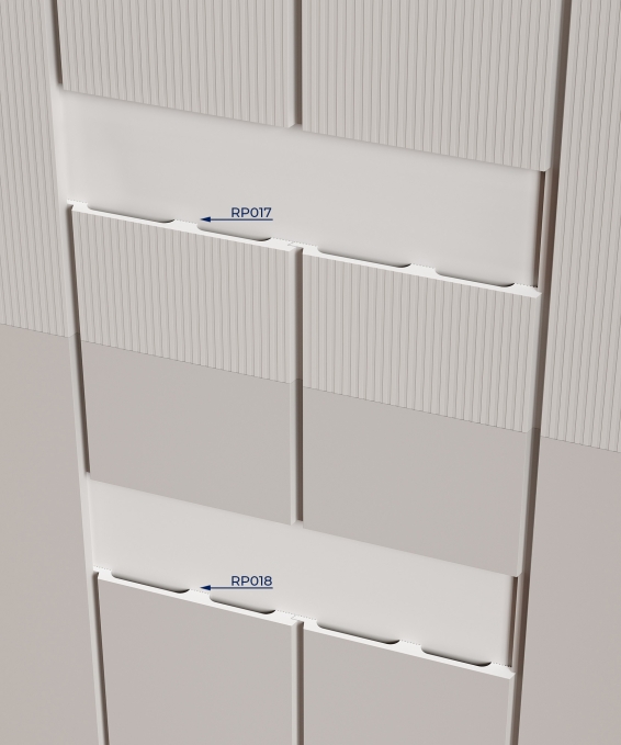 Стеновая панель Cosca Decor RP017, 156х12x2800 мм, Экополимер Стеновая панель Cosca Decor RP017, 156х12x2800 мм, Экополимер
