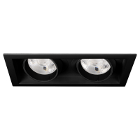 Светильник MS-VORTEX-BUILT-S250x140-2x30W Day4000 (BK-BK, 17 deg, 230V), Arlight, 058444