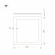 Светильник DL-INTENSO-S300x300-18W Warm3000 (WH, 120 deg, CRI90, 230V), Arlight, 043551