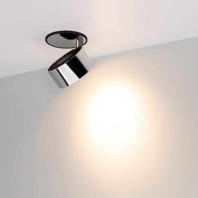 Светильник SP-PLURIO-BUILT-R77-9W Warm3000 (BK-CHR, 36 deg, 230V), Arlight, 037999, изображение 3