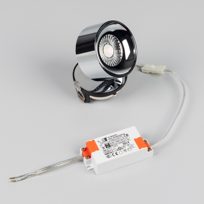Светильник SP-PLURIO-BUILT-R77-9W Warm3000 (BK-CHR, 36 deg, 230V), Arlight, 037999, изображение 4