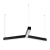 Светильник SP-RAYS-3-HANG-5050-510-35W Day4000 (RAL9005, 120 deg, 230V) IP33 1730lm, Arlight, 049207