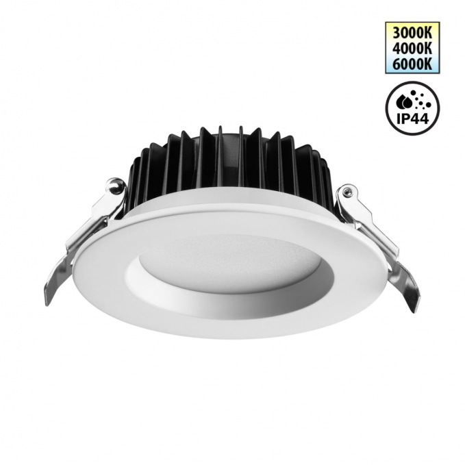 Светильник встраиваемый с переключателем цв. температуры IP44 LED 10W 170-265V 3000К/4000К/6000К DRUM SPOT NT24 514 NOVOTECH 359413, изображение 1 Светильник встраиваемый с переключателем цв. температуры IP44 LED 10W 170-265V 3000К/4000К/6000К DRUM SPOT NT24 514 NOVOTECH 359413, изображение 1