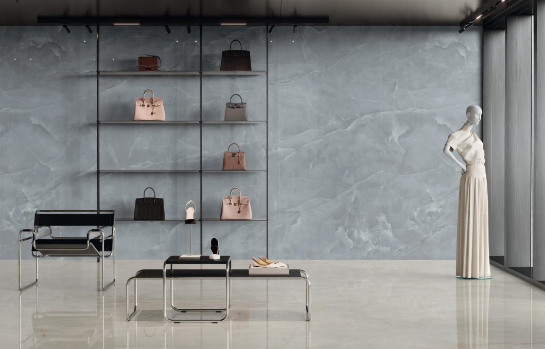 Керамогранит Atlas Concorde Marvel Onyx White 160x320, AJHA Керамогранит Atlas Concorde Marvel Onyx White 160x320, AJHA