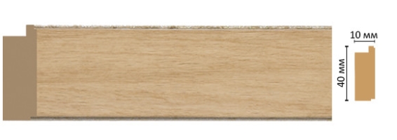 Молдинг Decomaster 109-11, 40x10x2400 мм