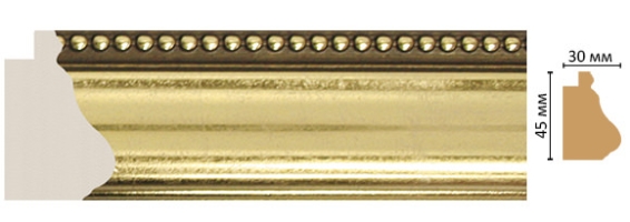 Багет Decomaster 528-1243, 45x30x2900 мм Багет Decomaster 528-1243, 45x30x2900 мм